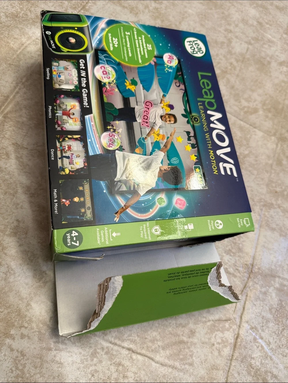 LeapFrog LeapMOVE Motion Learning System - Green/Black